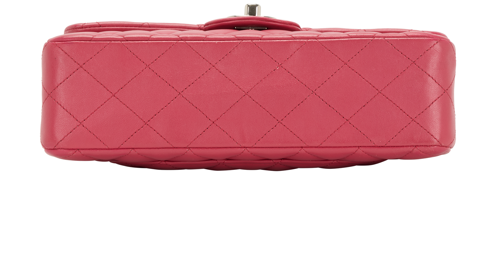 Small Double Classic Flap, &pound;4,500, Handbags, Pink, Leather, Top view